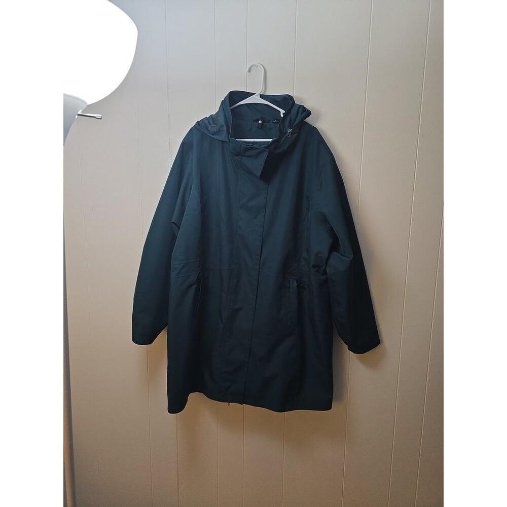 SwissTech 3X Utility Rain Coat Beautiful Teal Green Pre Owned
